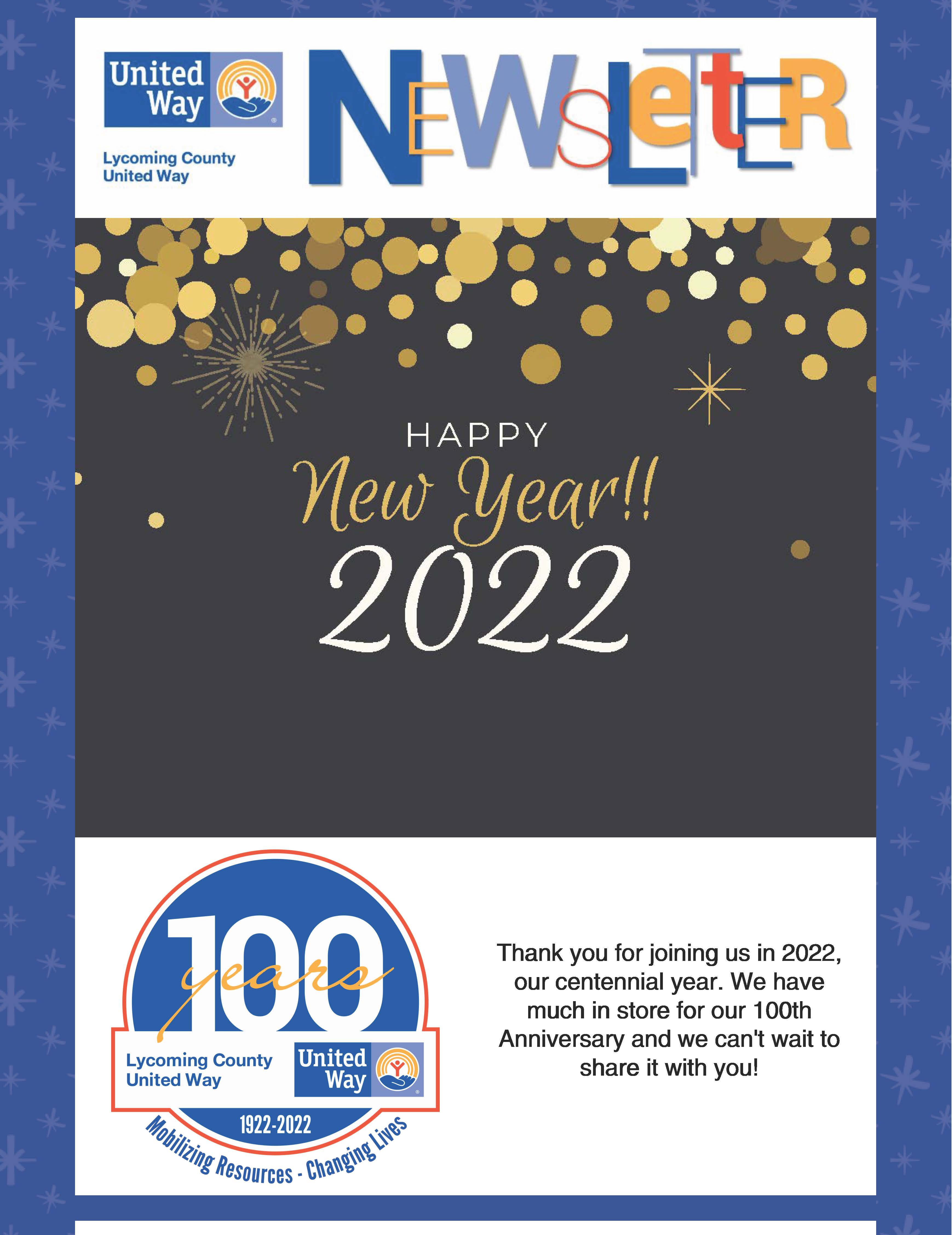 January 2022 Newsletter